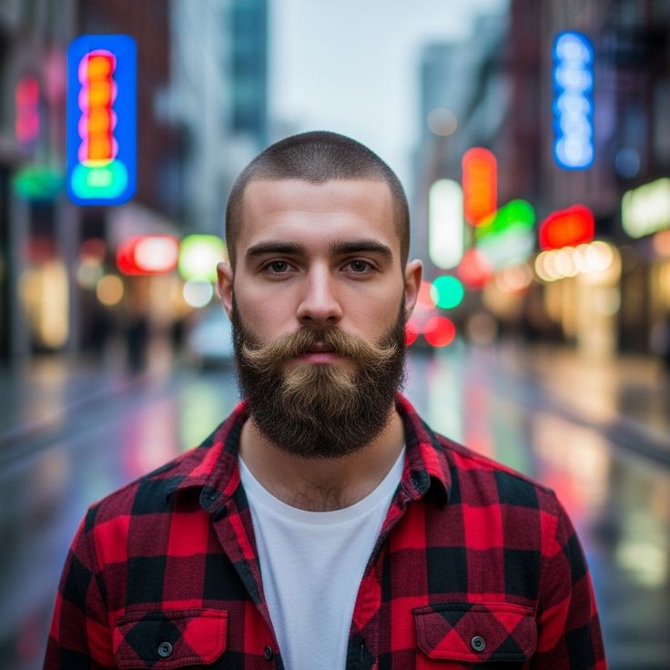 american buzz cut – urban beard style