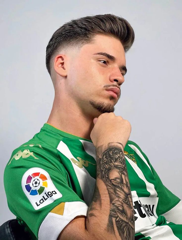 Skin Fade Haircut: 35 Iconic Styles & Grooming Tips for Men Drop Fade with natural curve for men