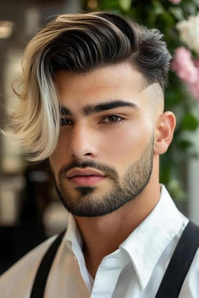 The High and Tight Haircut: 23 Best Styles & Guide for 2026 High and tight haircut with long top and completely shaved sides for bold contrast