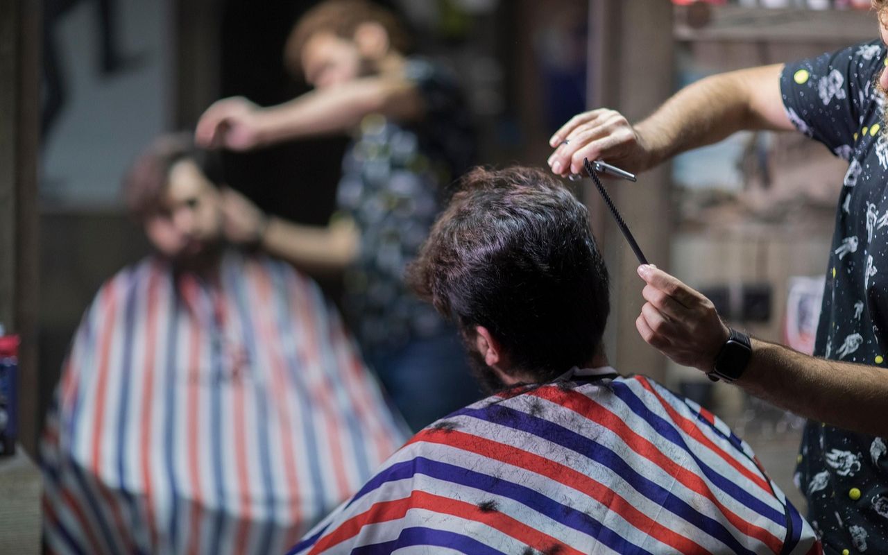 modern barber hairstyle