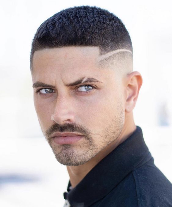  textured short quiff with clean edges 