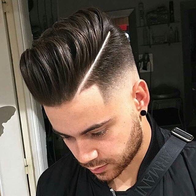 Silver fox look with trendy older mens hairstyles