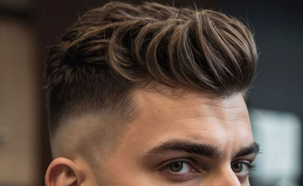 "A smart Clean-Cut Tapered Sides technique used to add the appearance of volume to thin hair, using a sharp side fade to make the top look fuller and more textured."