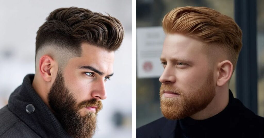 21. side swept short cut