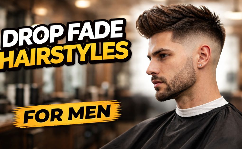 drop fade hairstyle men guide shapes, tips, and trends