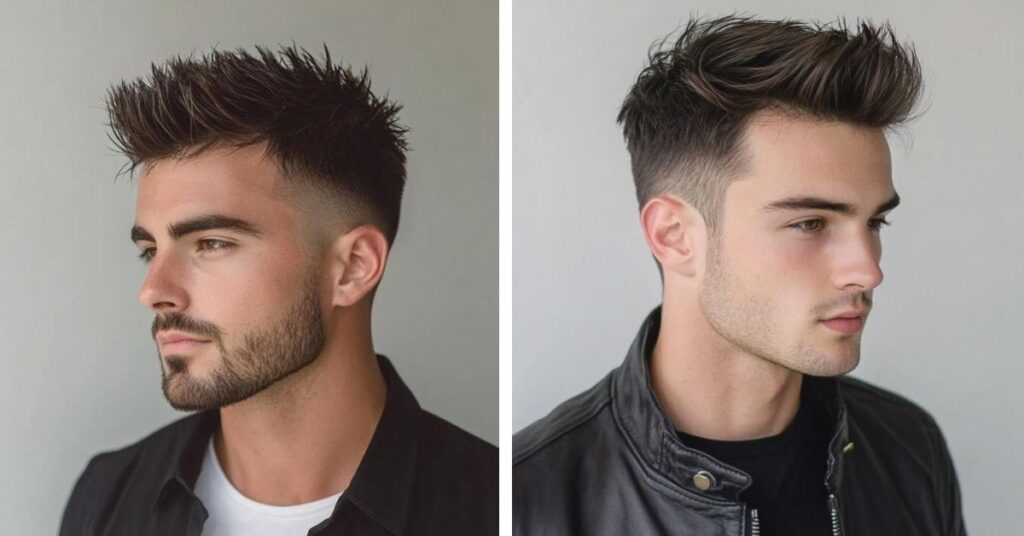 30 Textured Messy Hairstyles for Men messy quiff