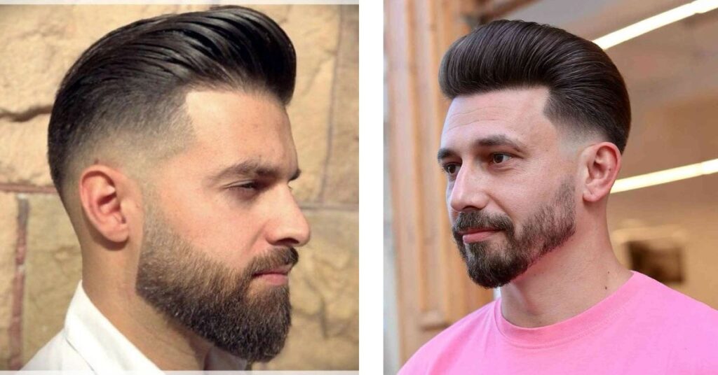 modern pompadour fade