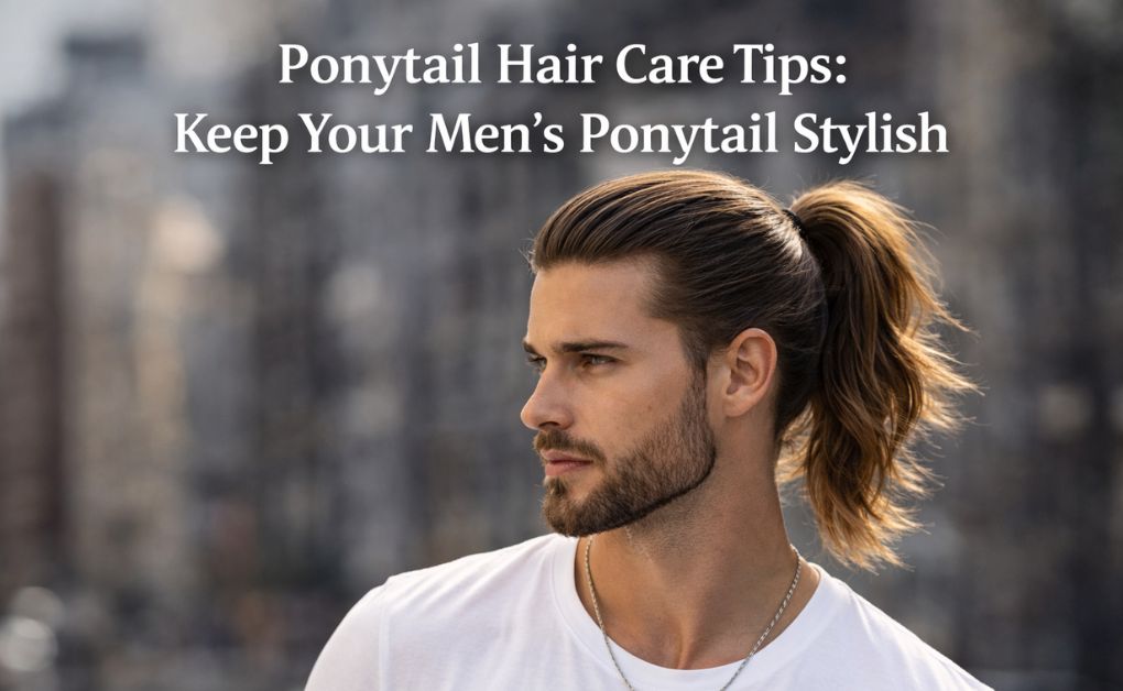 ponytail hair care tips keep your men’s ponytail stylish
