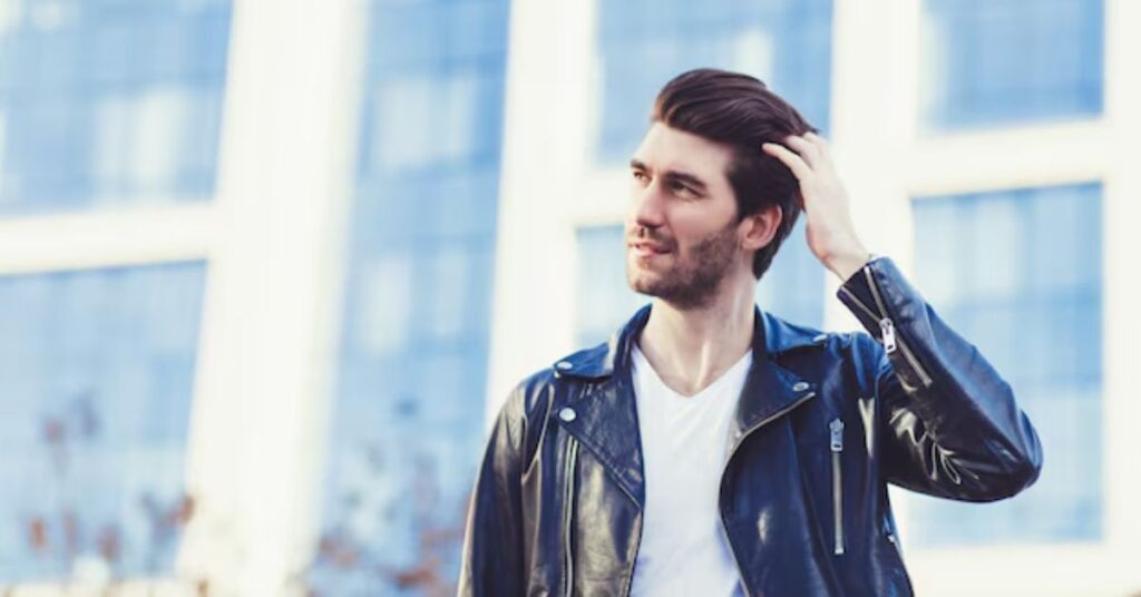 30 Textured Messy Hairstyles for Men relaxed comb over