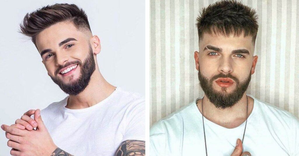 30 Textured Messy Hairstyles for Men short choppy fringe