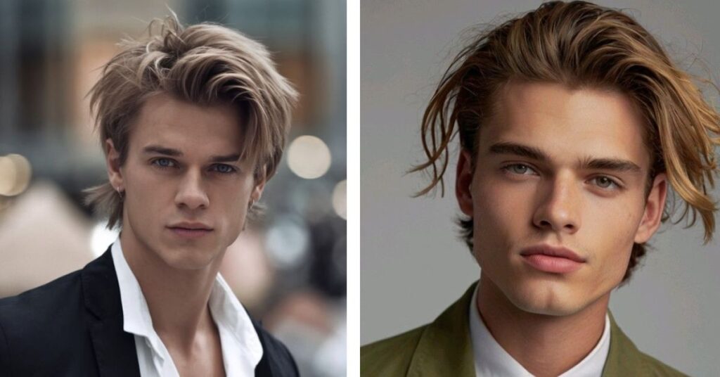 30 Textured Messy Hairstyles for Men windswept texture
