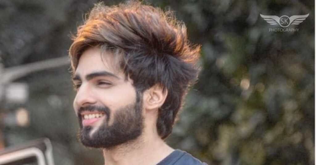  burst fade textured crop