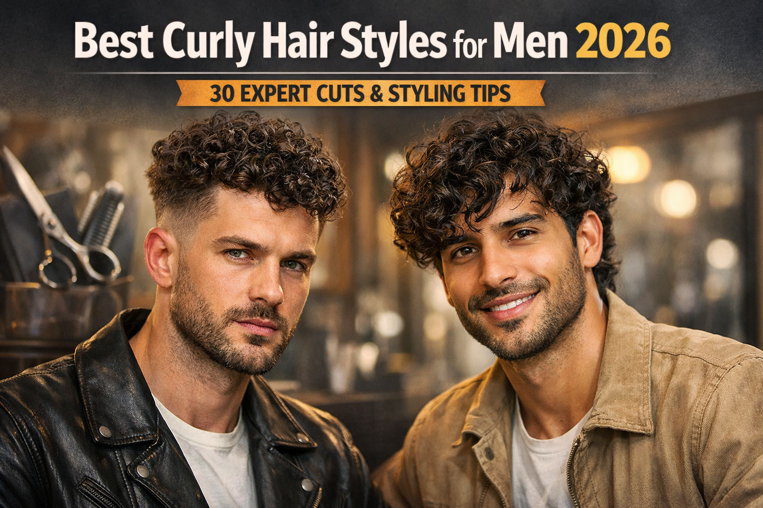 Best Curly Hair Styles for Men 2026: 30 Expert Cuts & Styling Tips