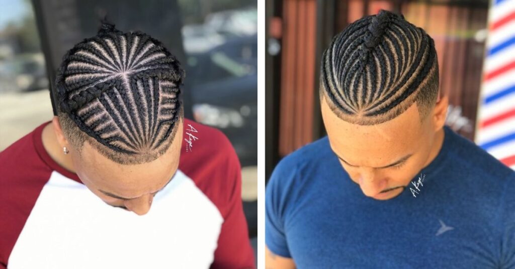 cornrow mohawk