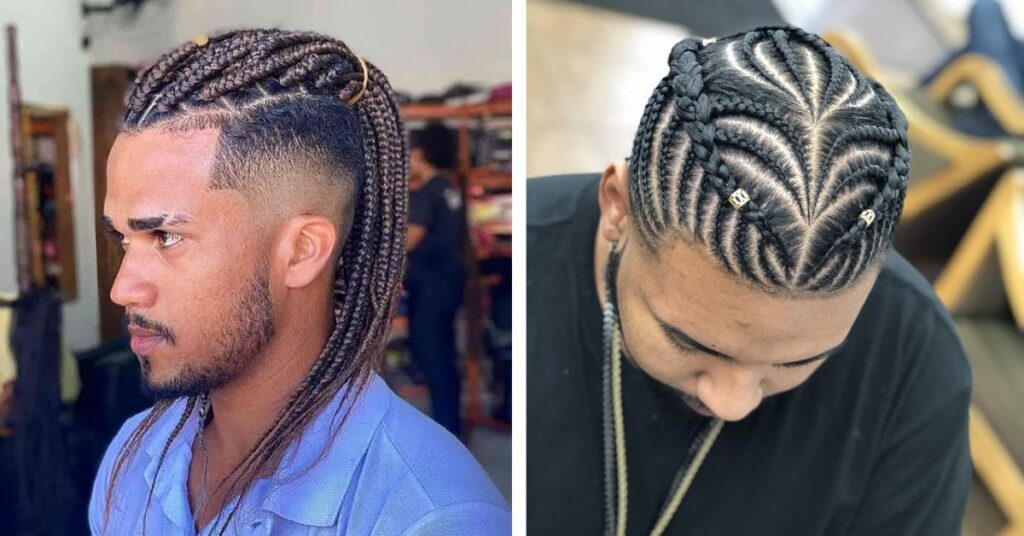 cornrows with extensions