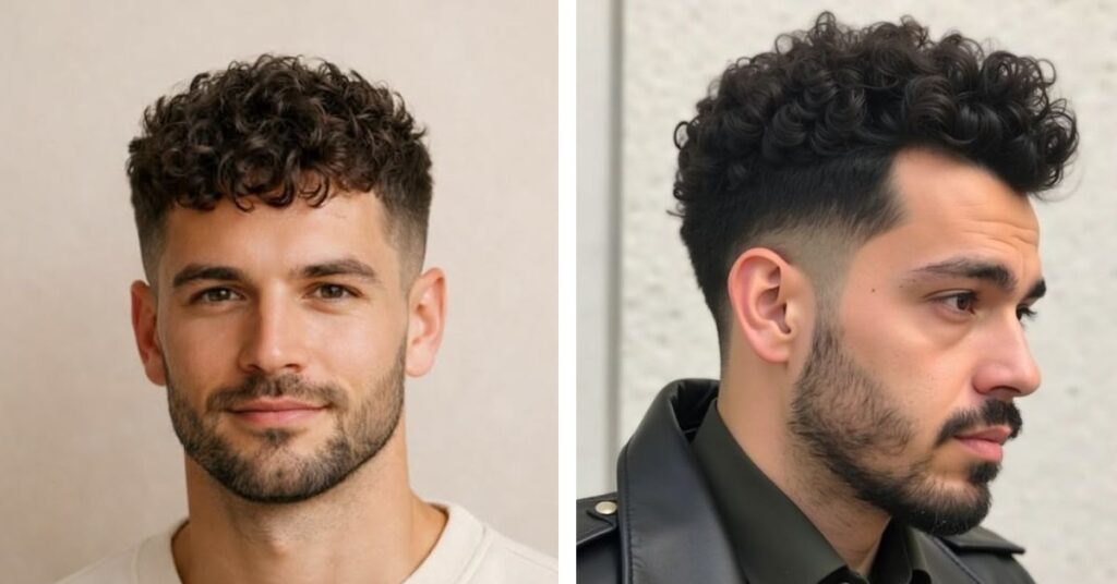 Best Curly Hairstyles for Men in 2026 curly buzz cut
