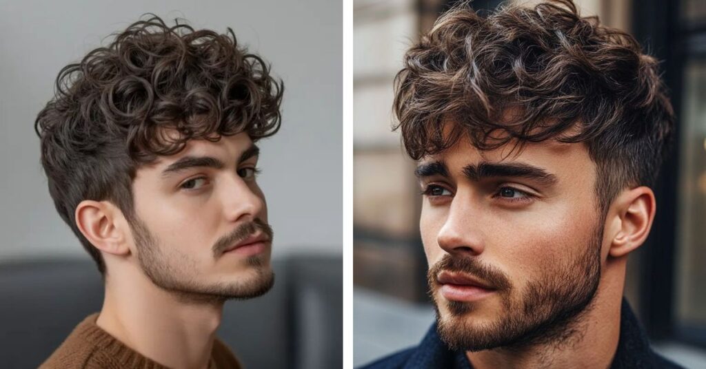 Best Curly Hairstyles for Men in 2026 curly fringe