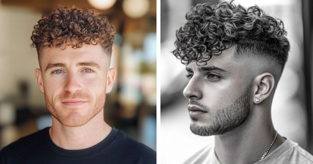 curly hair textured crop