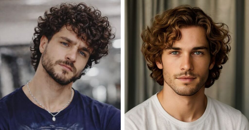 Best Curly Hairstyles for Men in 2026 curly shag