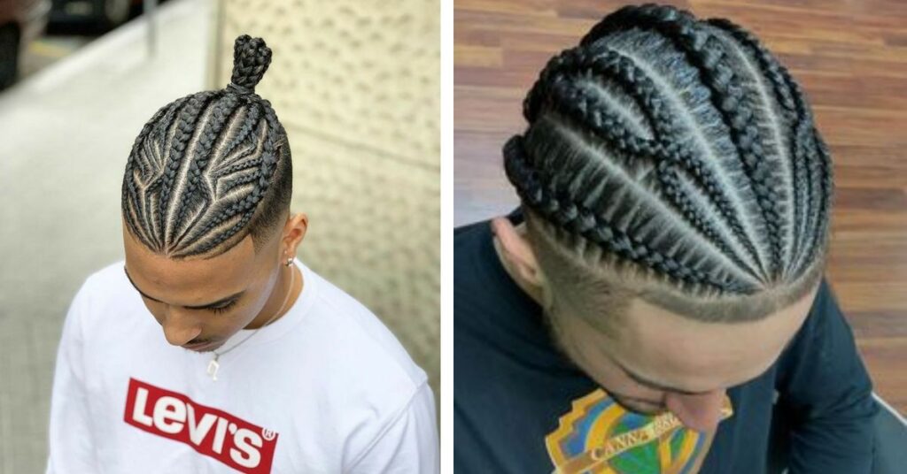 Short Hair Plaits: 20 Styles & Micro-Grip Guide diagonal cornrows