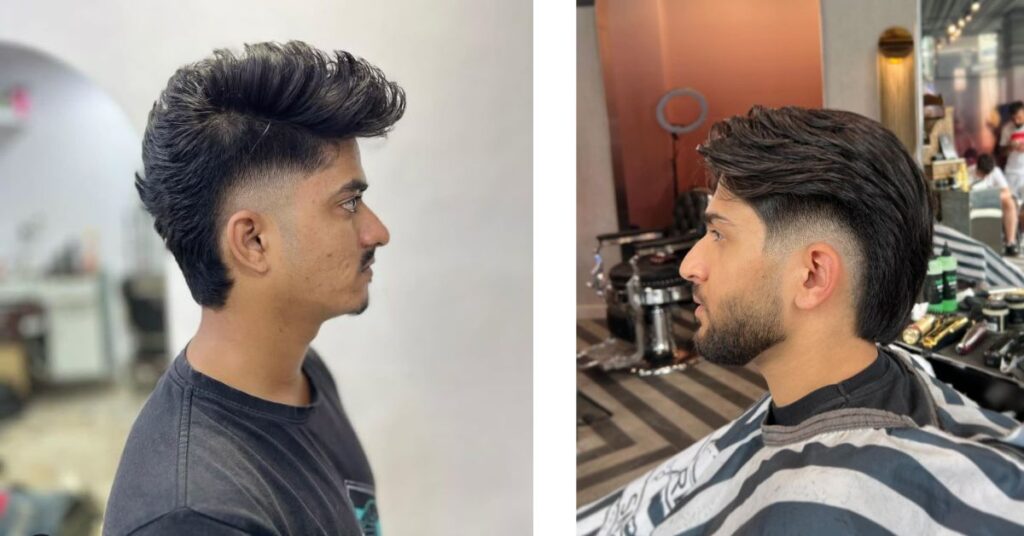 drop fade mullet