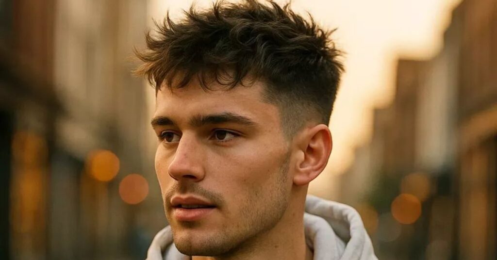  drop fade textured crop