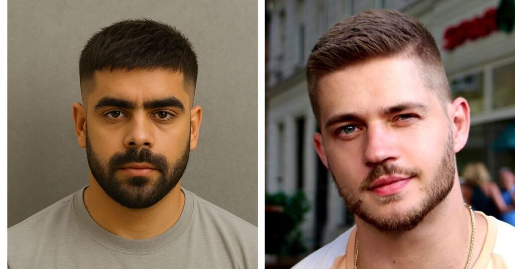 forward swept crew cut