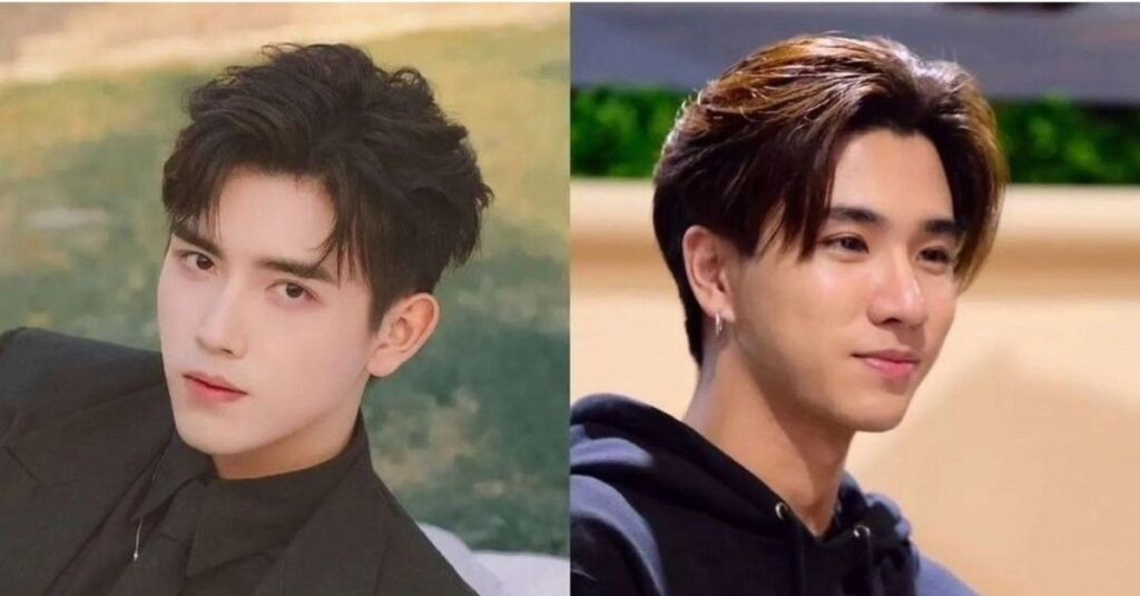 high contrast two block