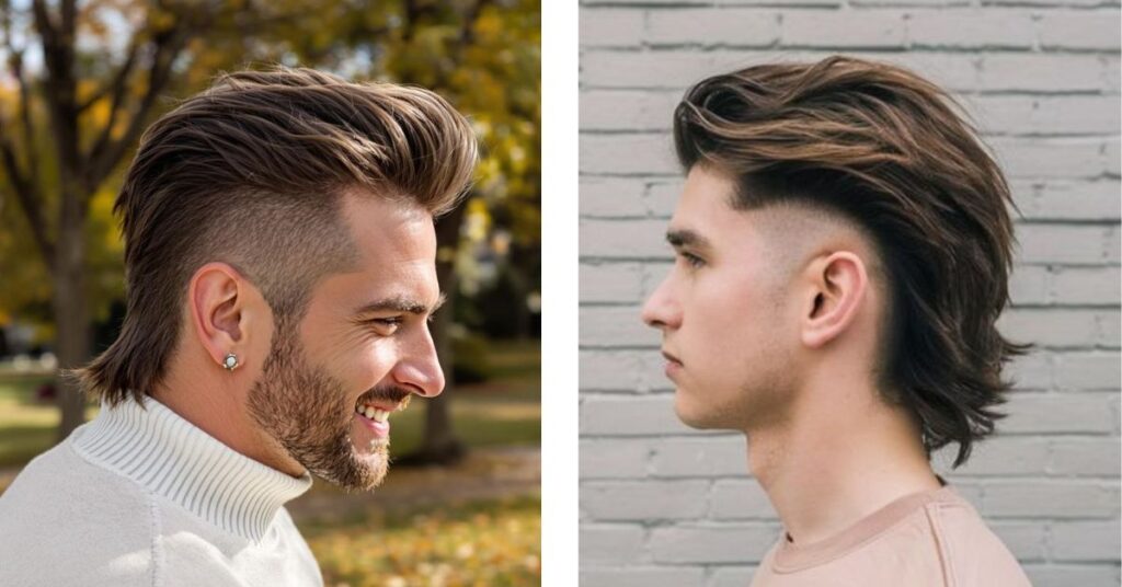 high skin fade mullet