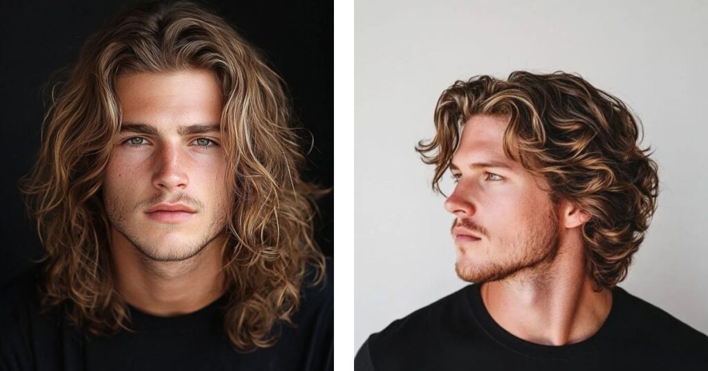 loose romantic curls