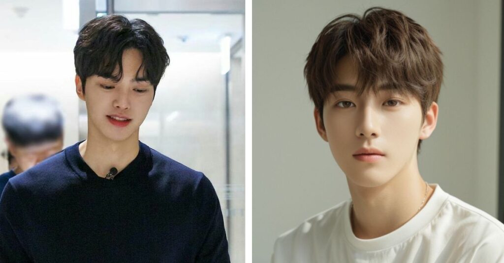  messy textured two block