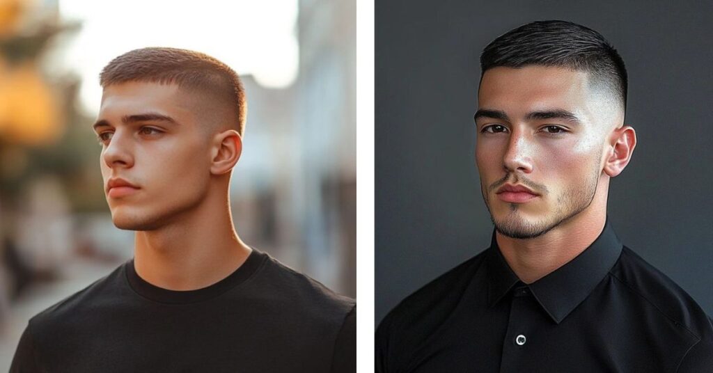 mid drop fade crew cut