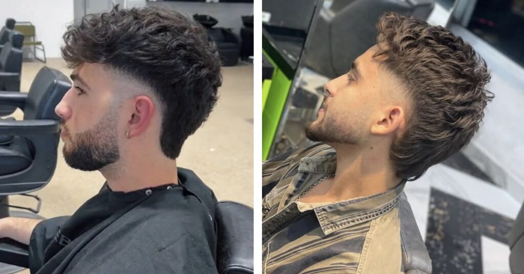 Cleanest Mullets for Men: Modern Taper Styles mid fade mullet