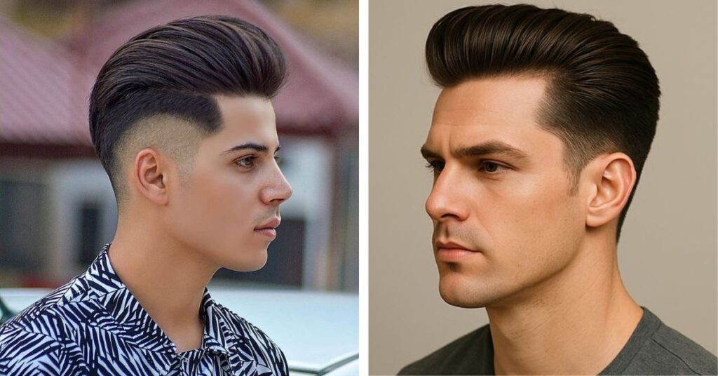 modern pompadour