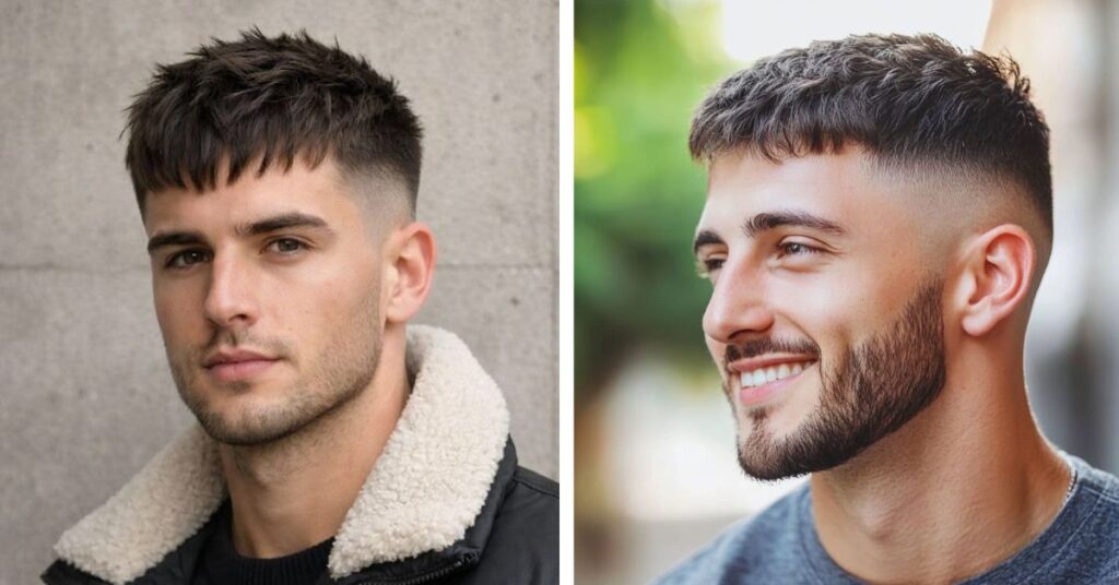 receding hairline crew cut