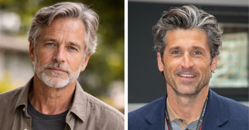 salt & pepper mature waves