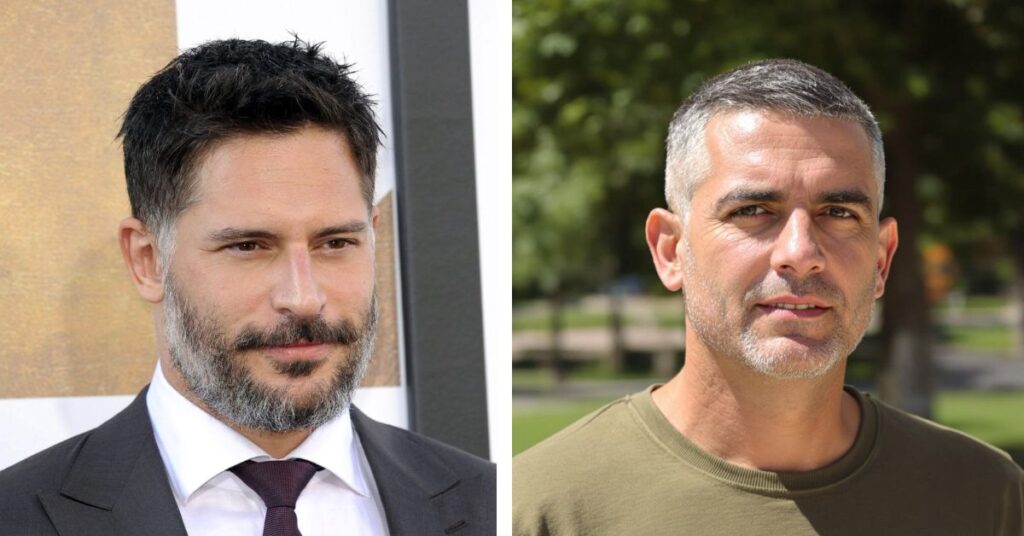 salt and pepper crew cut