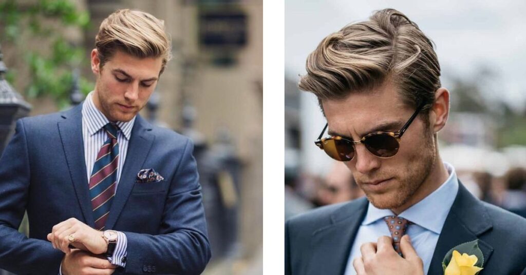 short business quiff