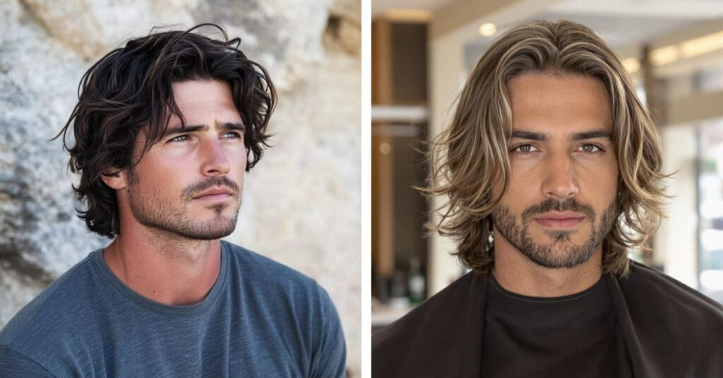 Best Curly Hairstyles for Men in 2026 shoulder length layers