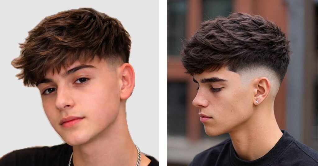 Fluffy French Crop: Modern Textured Crop Top Styling Guide straight hair fluffy crop