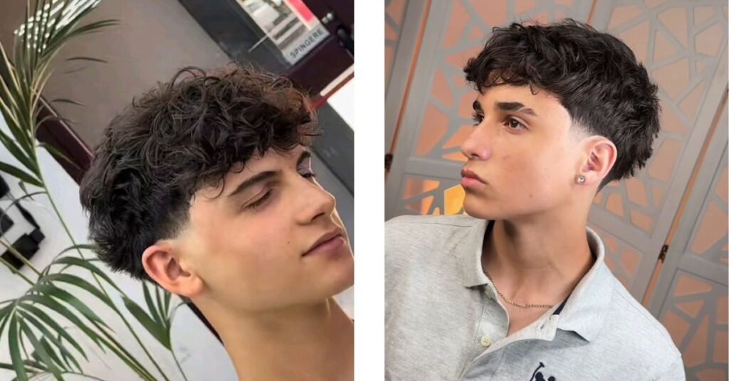 Fluffy French Crop: Modern Textured Crop Top Styling Guide taper fade fluffy crop