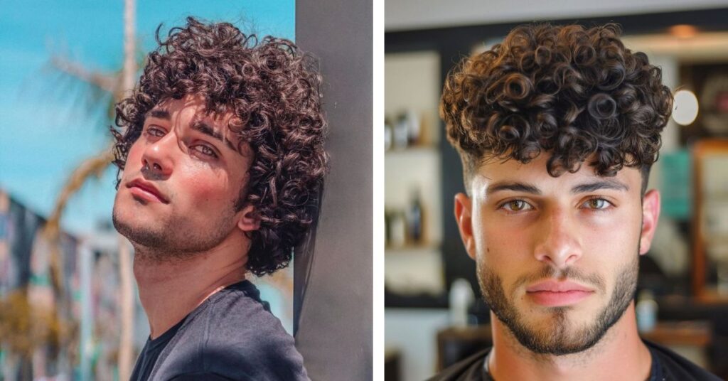 Best Curly Hairstyles for Men in 2026 tapered curly afro