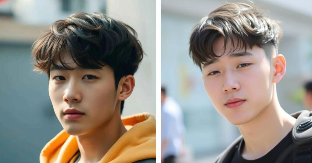 Two Block Haircut Style Guide: 25 Modern Korean Haircuts for Men textured crop two block