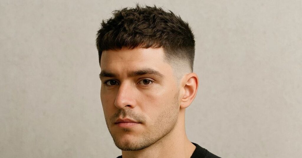  textured european crew cut