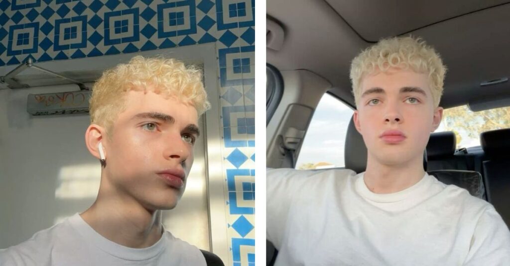  the bleached curly top