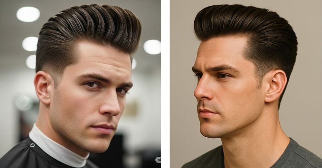 The Curly Pompadour