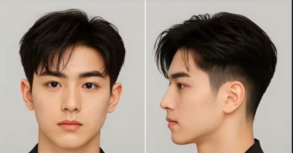 The Mid-Fade with Surgical Line