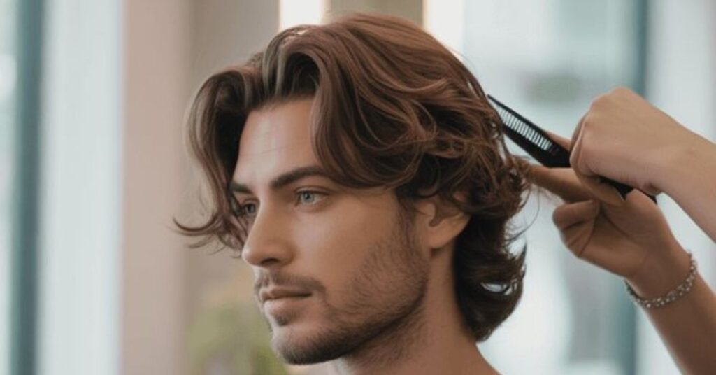 tucked behind ear waves