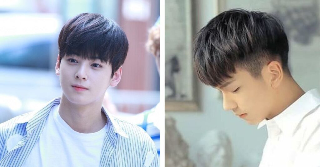 Two Block Haircut Style Guide: 25 Modern Korean Haircuts for Men two block with fringe