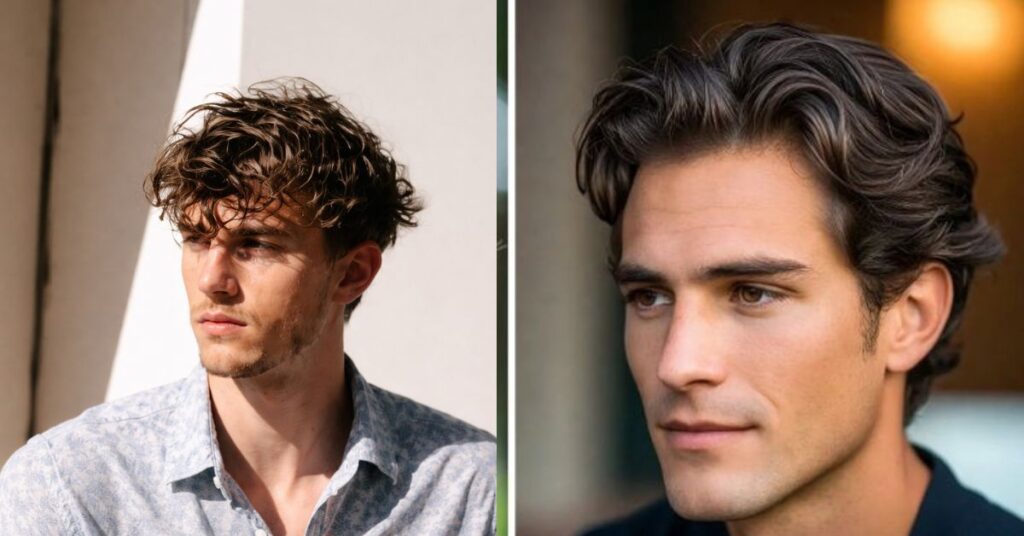 Sea Salt Spray vs Texture Powder Men: Volume Guide wavy flow hairstyle